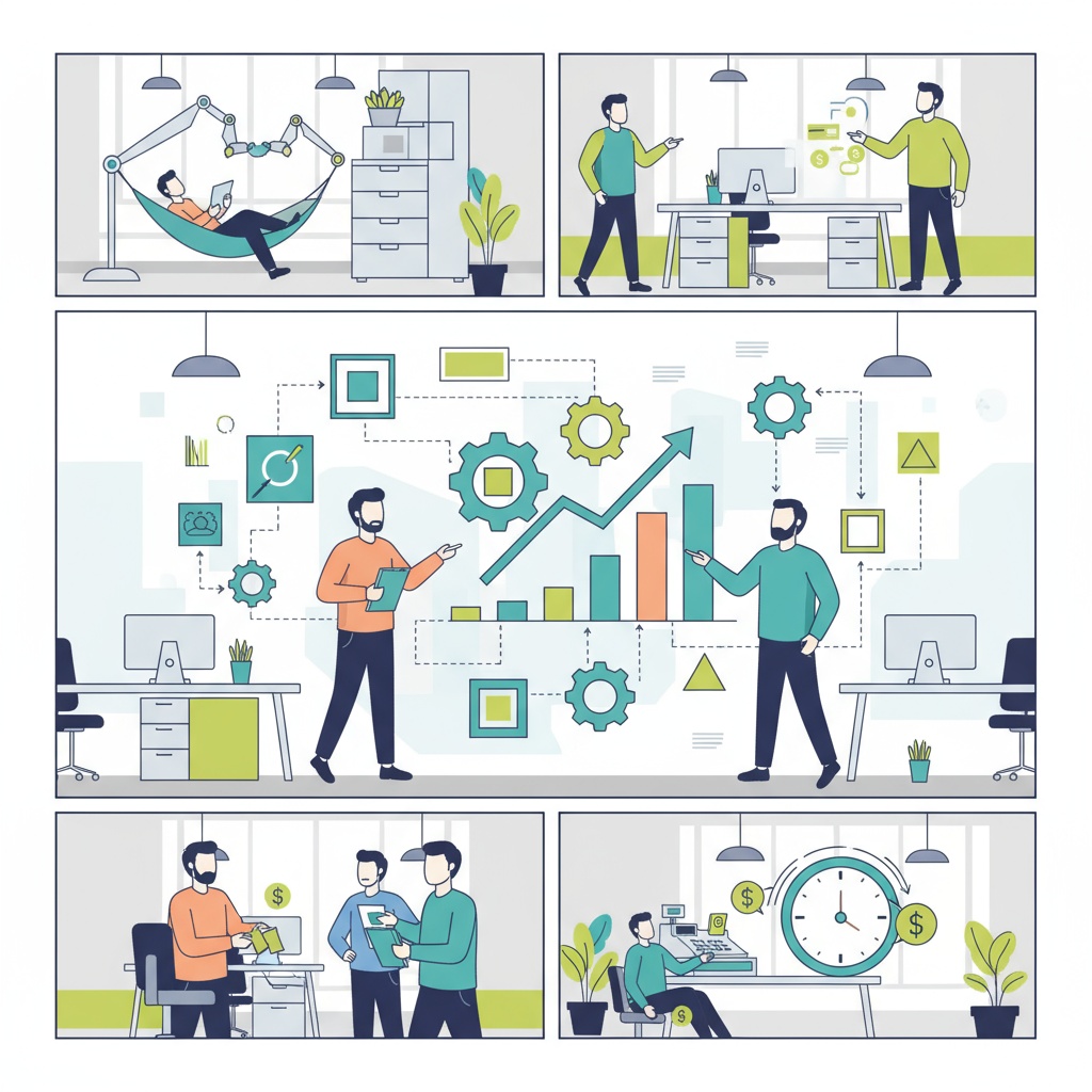 Financial process automation diagram
